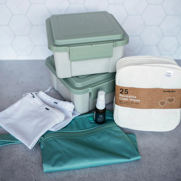 Here & After Reusable Wipes System : Perfect for nappy changes